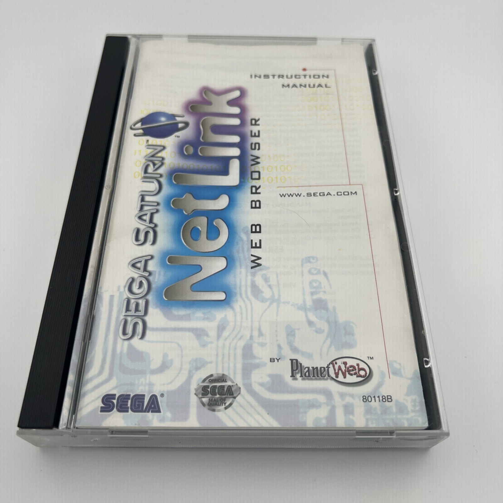 Net Link Web Browser 3.0 (Sega Satun, 1996) CIB Complete Long Box