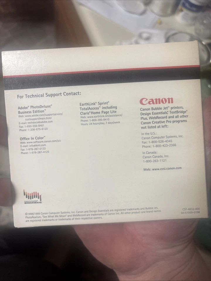 Canon Creative Pro Version 1.0 for Windows 3.x, 95, 98, NT4.0, BJC-6000 Setup - Image 2 of 3