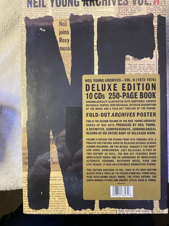 Neil Young - Archives Vol. II - BRAND NEW,SEALED - Limited Edition of 3000 Red - Image 3 of 4