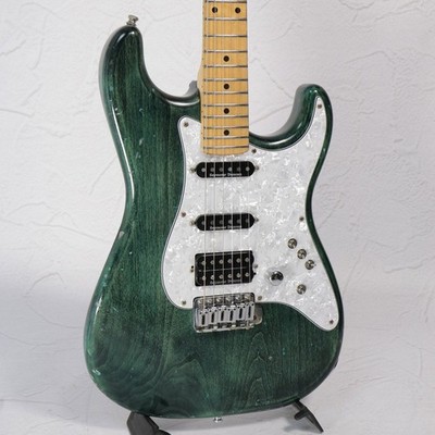 Schecter ST Model Green Used Maple Neck Maple Fingerboard Green w/Semi-Hard Case