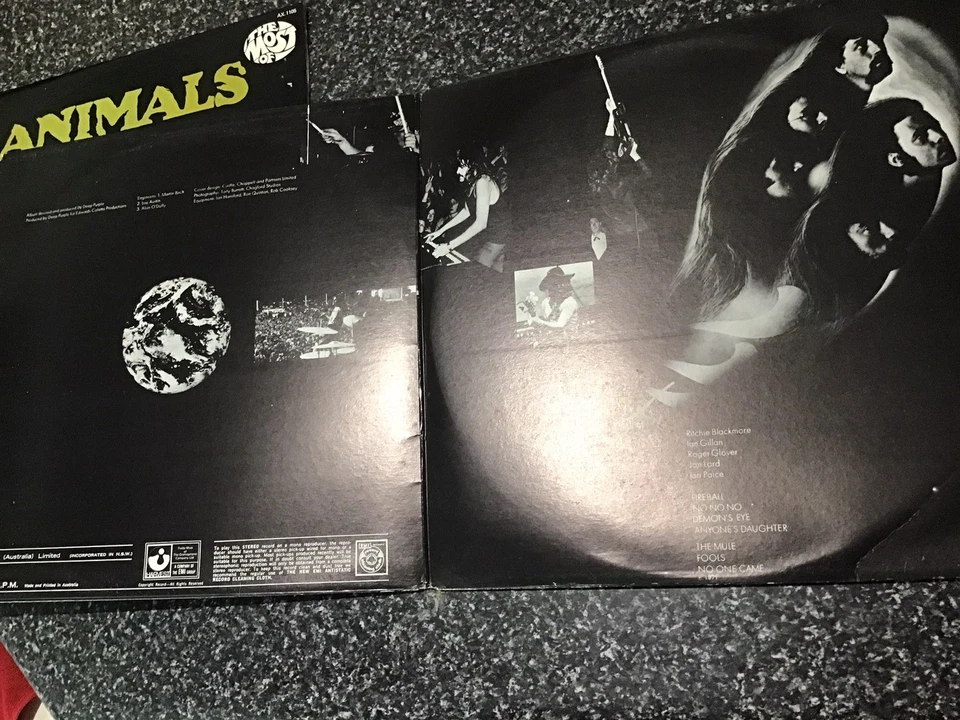 Deep purple - Fireball (1971 OZ Vinyl Press) VG+/VG+ With Insert - image 2 of 4