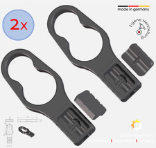 2x Halte�se Clip Haken Hutablage passend f�r BMW 1er Series Mini F-Models X1 X2