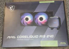 MSI MAG CORELIQUID A13 240 Liquid Cooler 120mm Black Multicolor RGB Fan