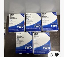 Rugby Nicotine Patch Step 2 14mg Clear 5 boxes 70 patches Exp 7/27 NEW