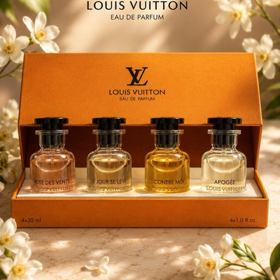 Louis Vuitton Eau de Parfum Set 4x30 ml Mini-Flakons Box Matière Noire