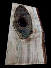 XL Mind BLOWING FIGURED HARDWOOD AMBROSIA  Maple Burlwood Slab Craft wood EPOXY 
