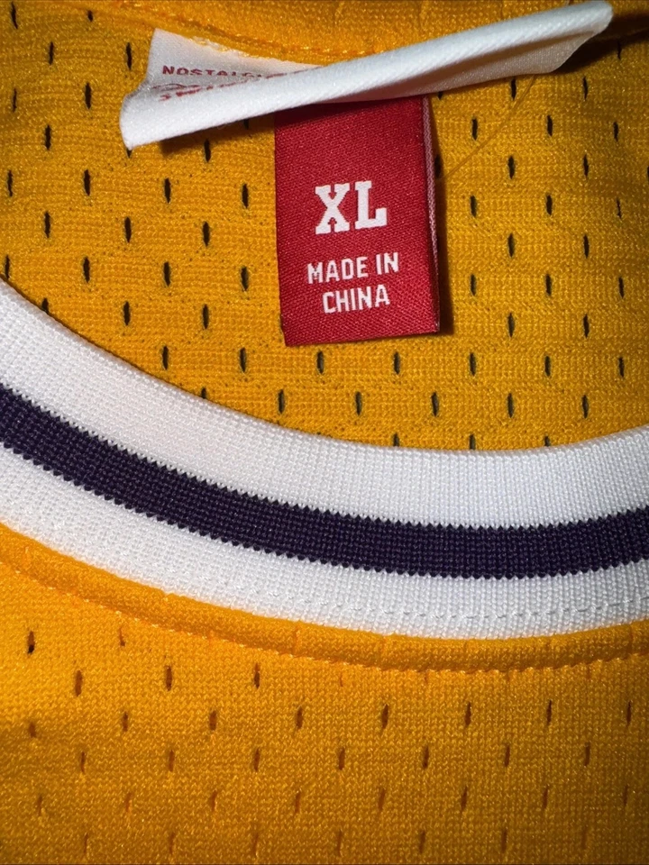 NBA Lakers Mitchell & Ness #34 Shaq O’Neil Talla XL NUEVO CON ETIQUETAS Foto 3 de 3