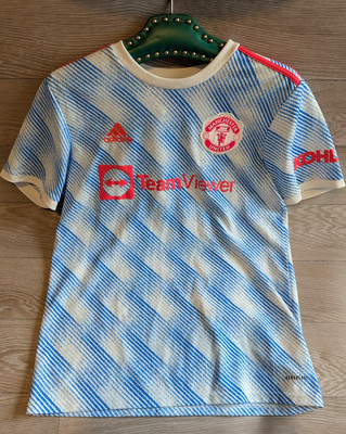 Manchester United Trikot Adidas 2021/22 Auswärtstrikot in Größe M gebraucht gut pls lesen