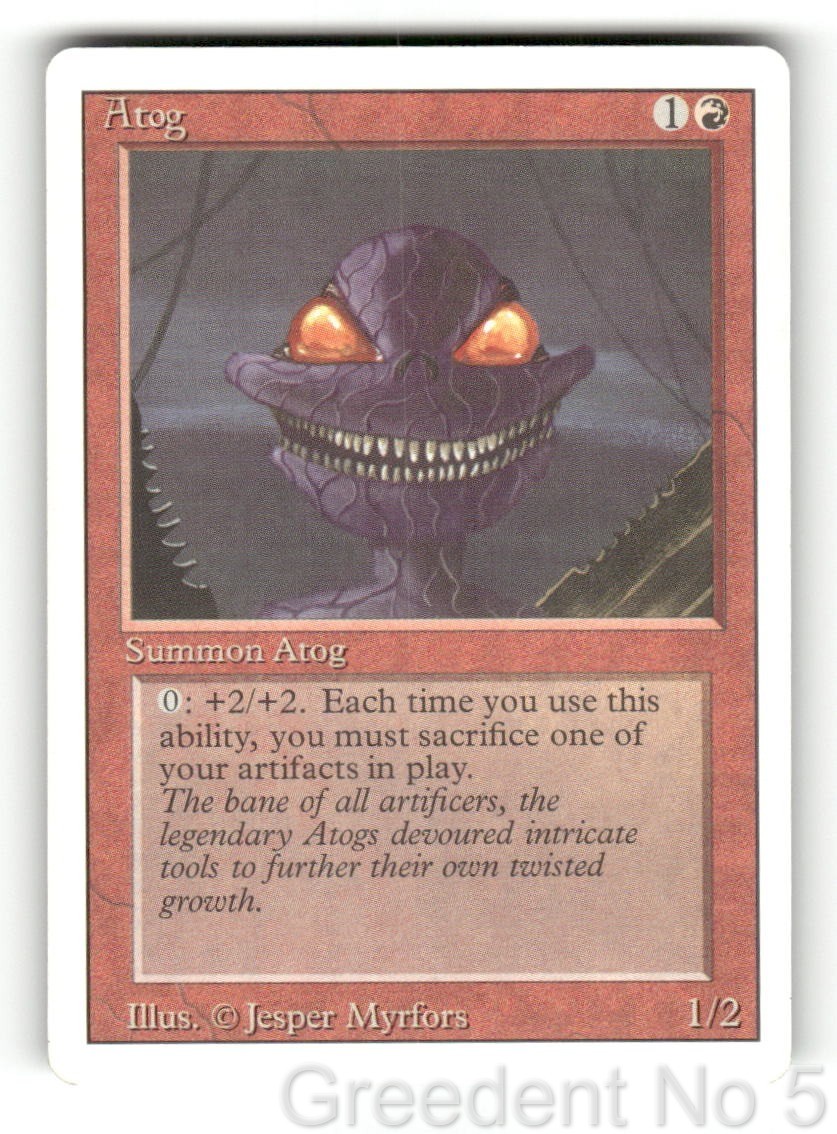Atog Common Revised Edition Magic: The Gathering Lightly Played