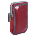 Opaski na ramię do biegania, bieganie uchwyt na telefon bransoletka uchwyt na telefon komórkowy czerwony