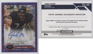 2023 Composite Topps Chrome Purple Speckle Refractor /199 Jimbo Covert Auto HOF