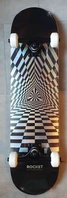 Rocket Skateboard Prism Foil Complete - Silver  7,75'' x 31''