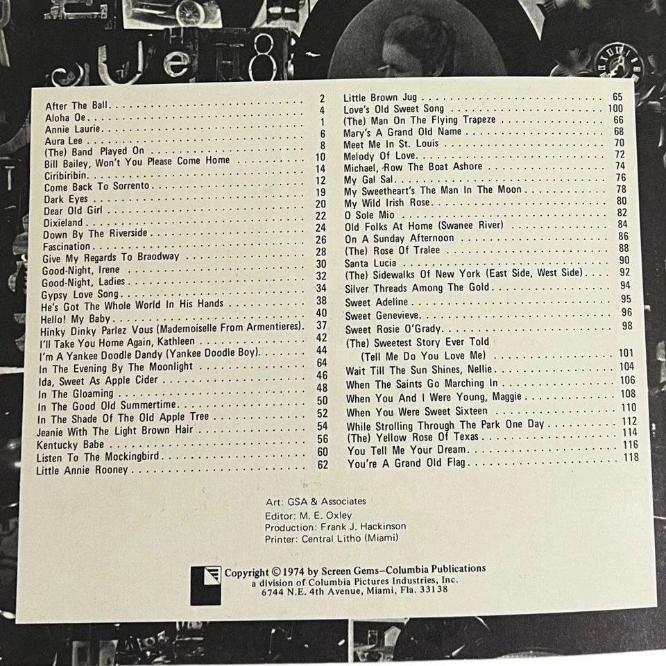 Nostalgia Nº 6 Piano Acordes Vocales Cancionero Música Sheel De Colección Años 70 Gran Bandera Antigua Foto 2 de 4