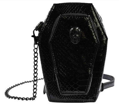 Coffin Mini Crossbody Skull Purse Kreepsville 666