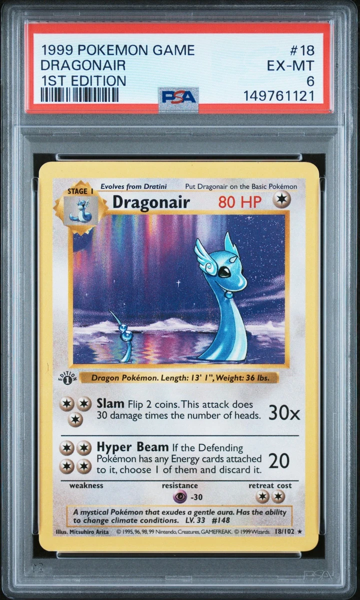 Pokémon TCG Professional Sports Authenticator (PSA) Base Set Grade