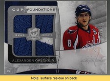2008-09 The Cup Foundations Quad Jerseys 20/25 Alex Ovechkin Alexander READ 2l2