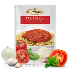 Mrs. Wages Pasta Sauce Canning Mix, Easy-To-Use, Simple Homemade Pasta Sauce, Gr