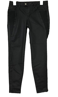 Pantalon Moto Style Jean Zara Basic - Taille 4 - Vert Denim - Occasion Très Bon état