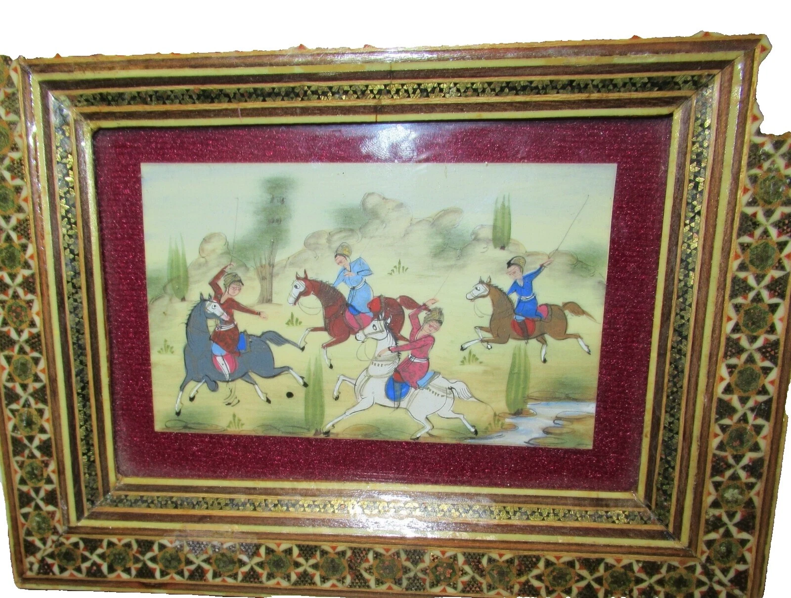 Impresión Marrón antigüedades de Asia