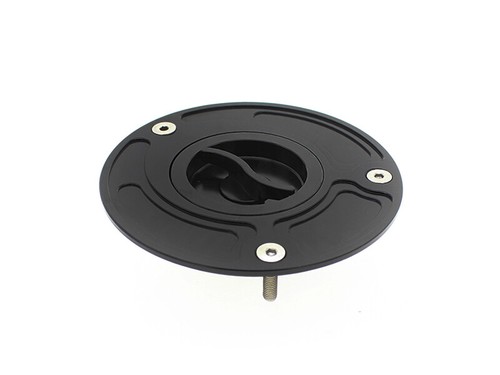 Tanque de tapa de gasolina CNC para motocicleta GSXR 600 750 1000 2004-2013 12 11 10 negro - Imagen 8 de 8