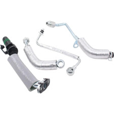Turbo Charger Coolant Return Hose Line For Chevy Cruze Buick GM 1.4L Fitting Kit