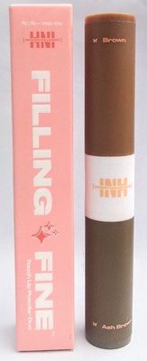 INH Filling Fine Hairline & Root Touch Up Powder Duo ASH BROWN + BROWN / New