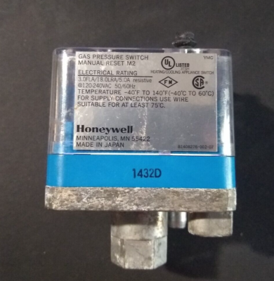 #ad #ad Honeywell C6097A1012 Gas Pressure Switch 1 4quot; NPT New in Box $200.00