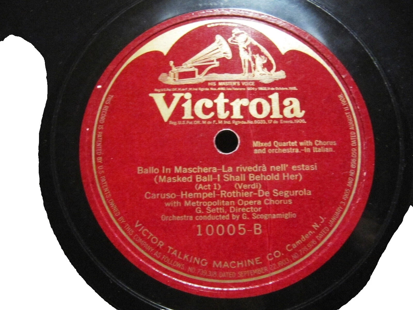 Aria Classical 78 RPM Vinyl Records