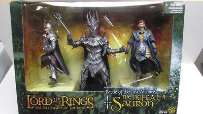 Toybiz Lord of the Rings Herr der Ringe The Defeat of Sauron Figurenset in OVP