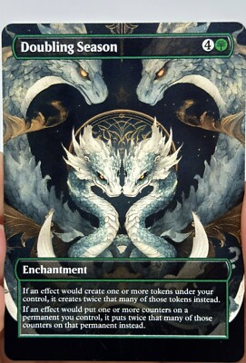 #ad #ad Doubling Season Proxy Card with Custom designed art $4.32