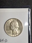 1964 D Washington Quarter 90% Silver. Excellent