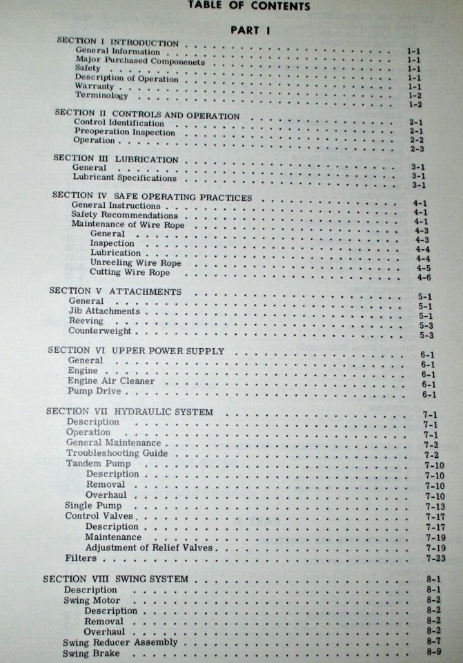 P&H T-650 Crane Instruction Service Shop Maintenance Manual Harnischfeger 6-71 - Image 3 of 4