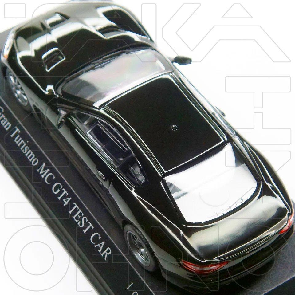 MASERATI GRAN TURISMO MC GT4 TEST CAR 2010 MINICHAMPS PMA 1:43 400101202 BLACK - Image 2 of 4