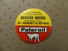 POLAROIL sticker sticker for motorcycle Mobylette Mob Scooter / NOGENT LE ROTROU