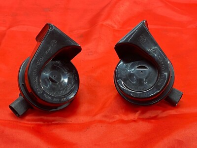 BMW F01 F02 F06 F13 6/7 Series High Low Pitch Tone Horn Alarm Signal Set OEM 