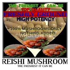 REISHI RED MUSHROOM Ganoderma Lucidum Health Benefits 100 Vegetarian Capsule