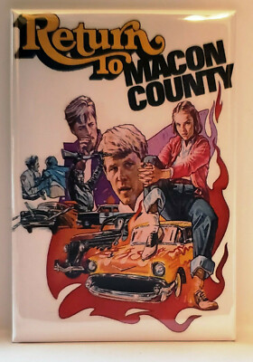 Return ot Macon County Movie Poster MAGNET 2''x3'' Refrigerator Locker FREE SHIP