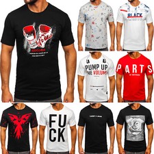 T-Shirt Tee Kurzarm Rundhals Sport Slim Fit M...
