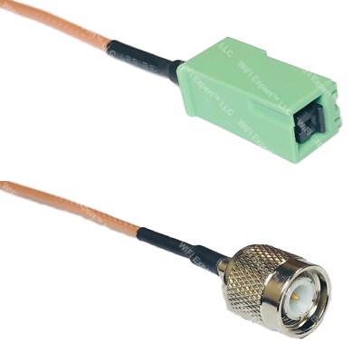 RG316 GT5-1S Green to TNC MALE RF Cable Rapid-SHIP LOT