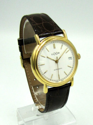 ETA 2824-2, automatic wrist watch LUXOR with date at 3, NOS swiss made