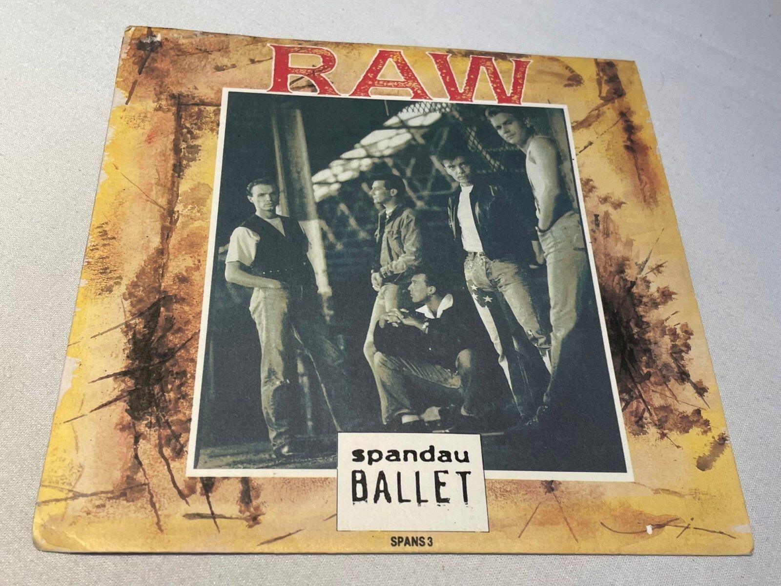 Spandau Ballet - Raw - Original Vinyl Record 7"" Single - 1988 CBS Records SPANS3