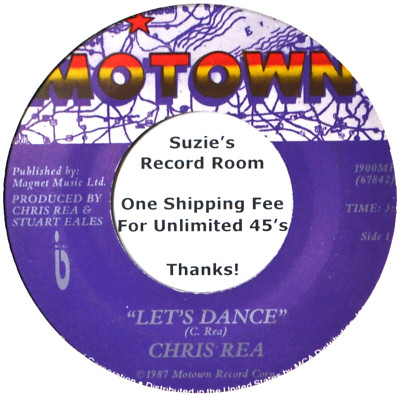 Chris Rea Let's Dance EX-/VG+ 45 7'' Vinyl R&B Pop Rock -Check for Coupons!