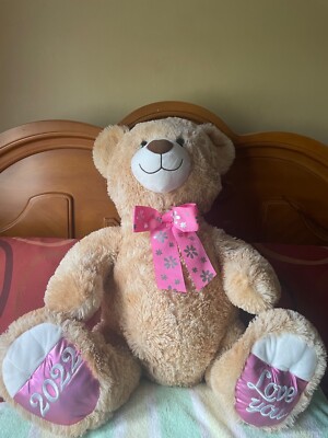 26in pink teddy bear stuffed animal