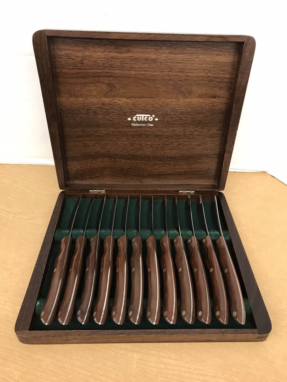 Vintage Cutco Steak Knife Set of 12 with Wood Box 1059 eBay