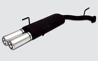 Silencieux d'échappement Ulter de finition supérieure pour break Opel Vectra B 2x80mm
