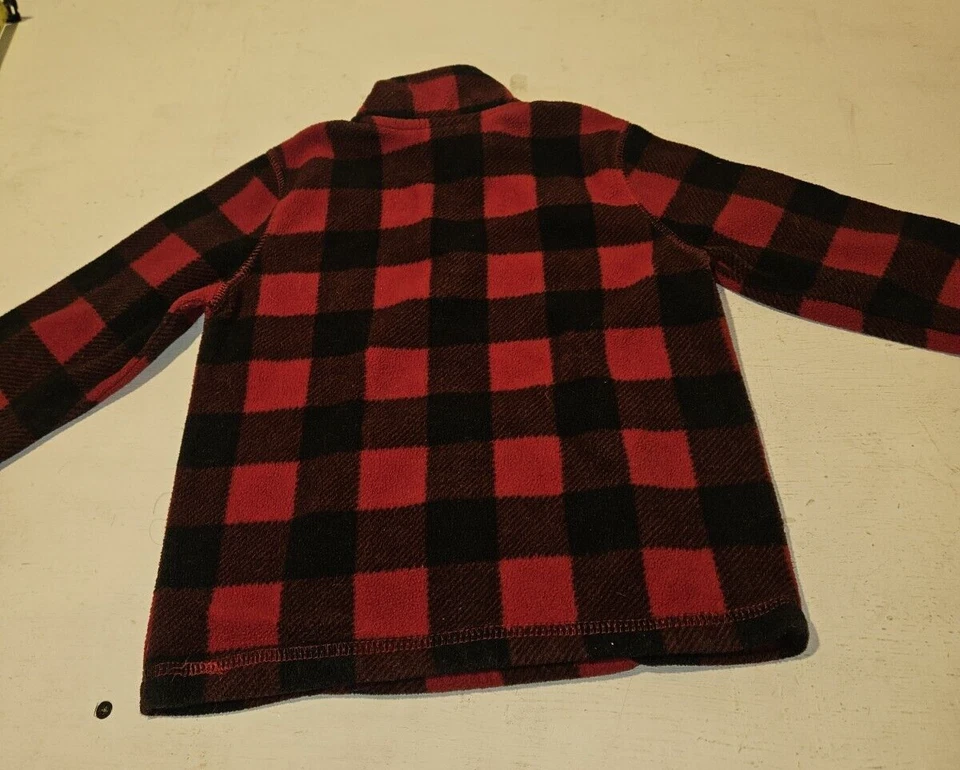 Sudadera Arizona Talla 3T Buffalo Check Polar Cremallera Niños/Niños Foto 4 de 4