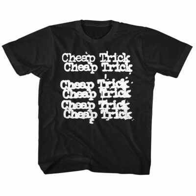 Rock Band Cheap Toddler Band Shirts Cheap Trick Logo Repeated Kids
