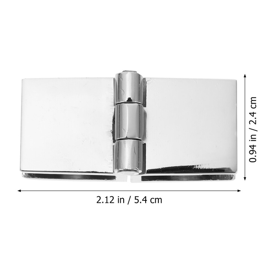 2pcs Glass Door Hinges Professional Wine Cooler Glass Hinge for Home