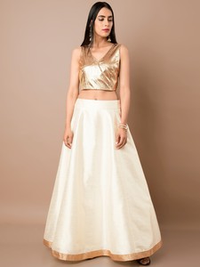 off white maxi skirt