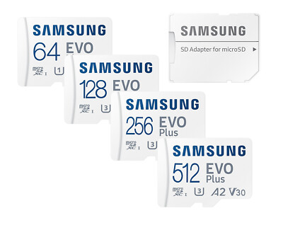 Samsung EVO Plus MicroSDXC Speicherkarte SDCard  +Adapter für Foto & Handy